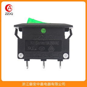 K1系列黑體綠蓋帶燈過載開關